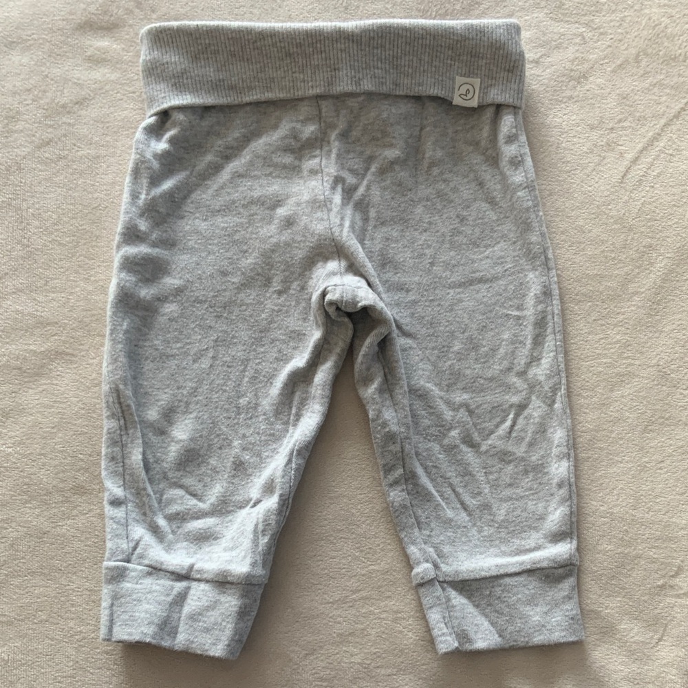 🍊5/$25 Little Planet Organic Cozy Gray Kids Joggers size 9m